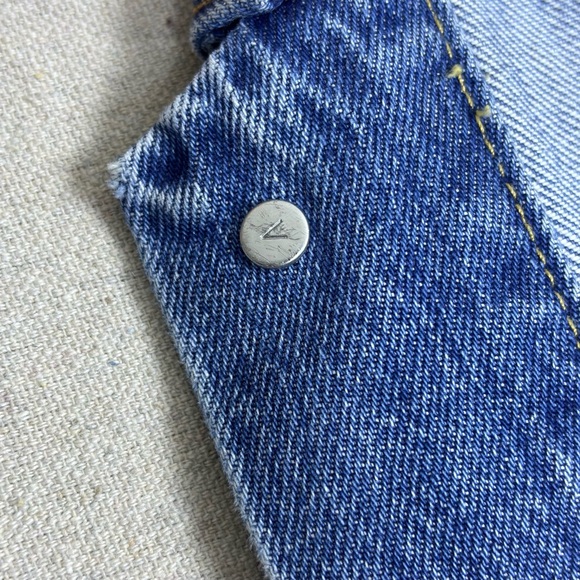 Levi's Virgil Denim Trucker Jacket Type 3 Virgil Abloh Big E - Picture 8 of 16